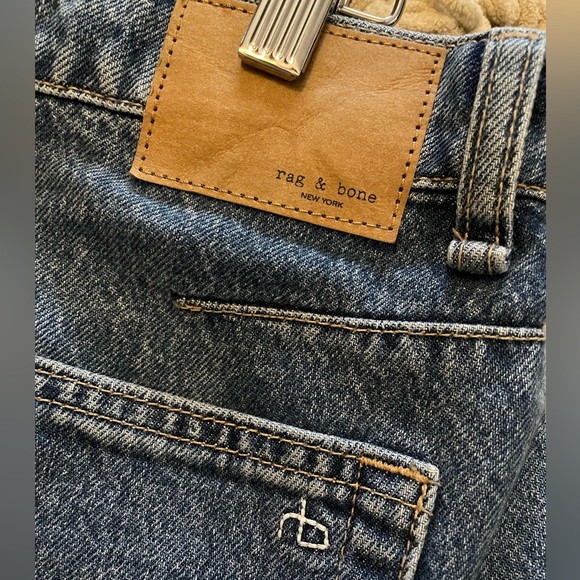 Rag & Bone Charlie Ankle-Length Barrel Jeans - Accord - Picture 3 of 7